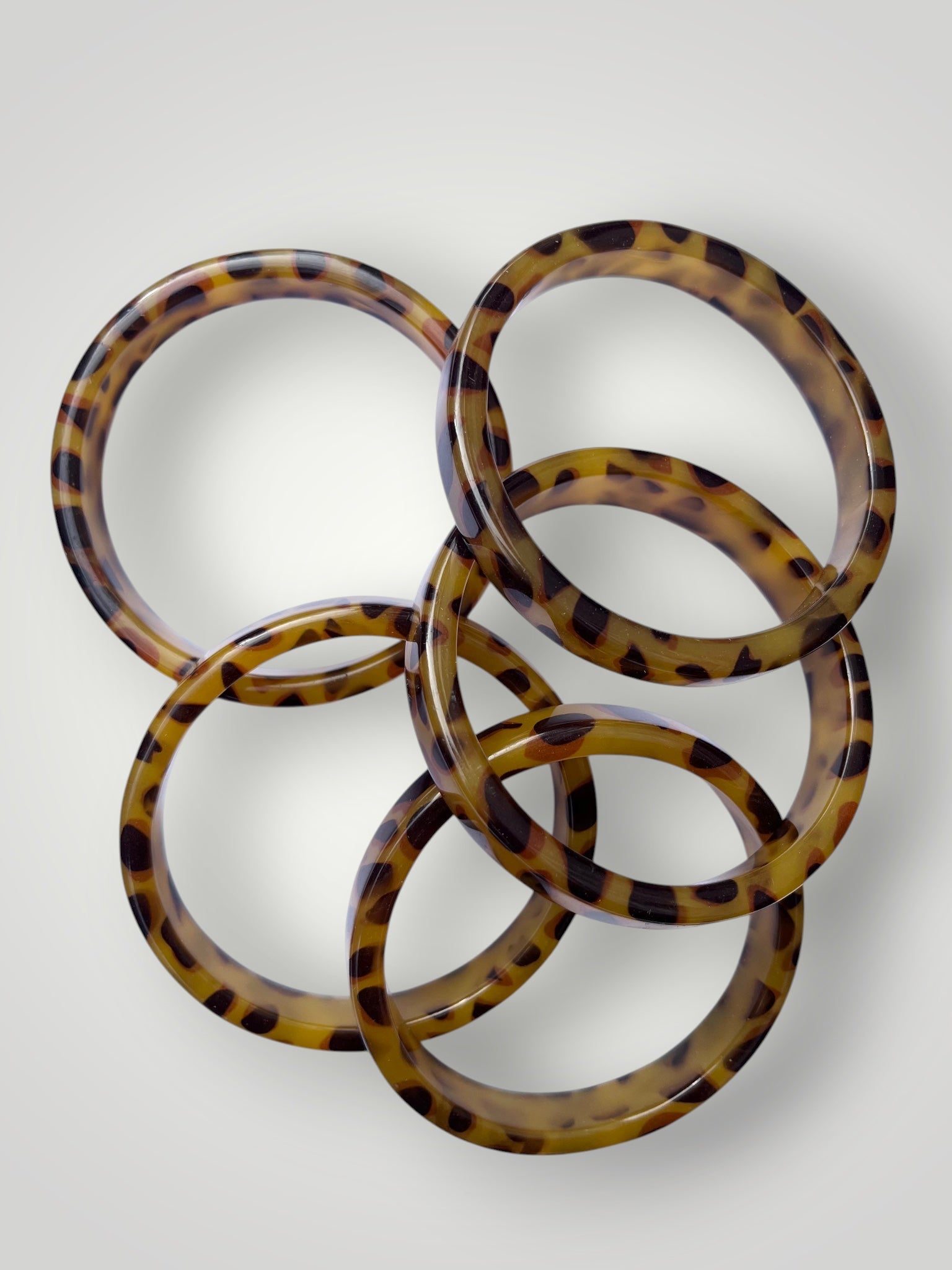 Leopard Resin Bangle