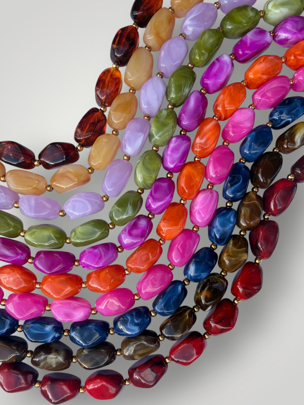 Nugget Necklace Amber