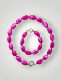 Nugget Necklace Fuchsia