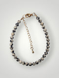4mm Natural Stone Bracelet Dalmatian Jasper