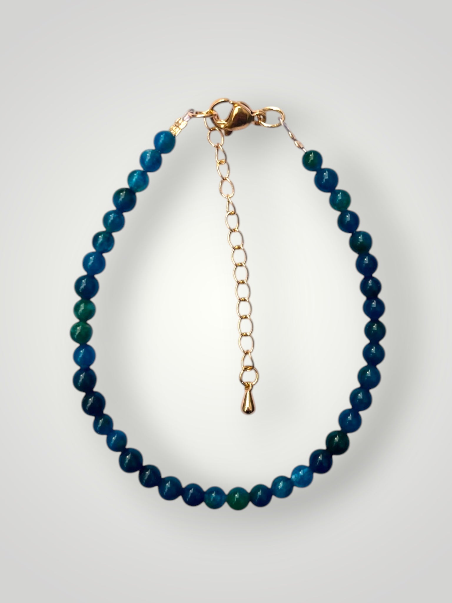 4mm Natural Stone Bracelet Phosphorite Apatite