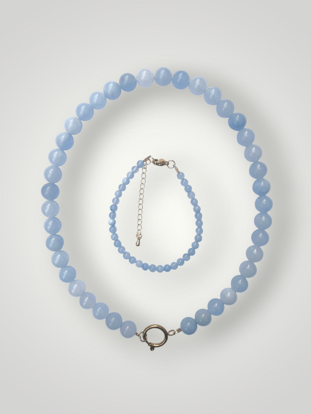 4mm Natural Stone Bracelet Aquamarine