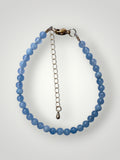 4mm Natural Stone Bracelet Aquamarine