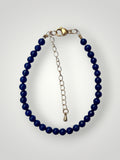 4mm Natural Stone Bracelet Lapis Lazuli