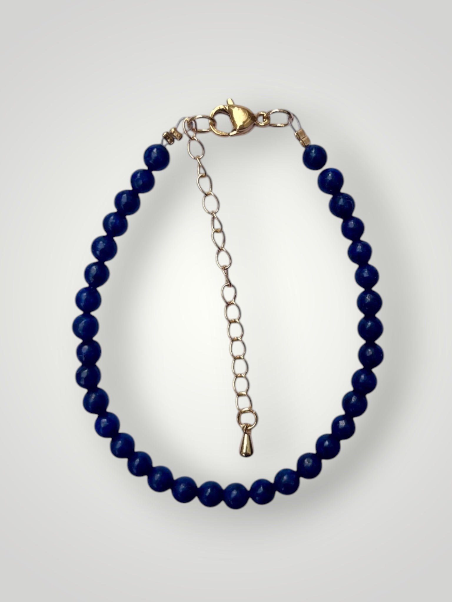 4mm Natural Stone Bracelet Lapis Lazuli