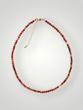 4mm Natural Stone Necklace Carneole