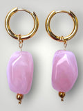 Nugget Earrings Pink
