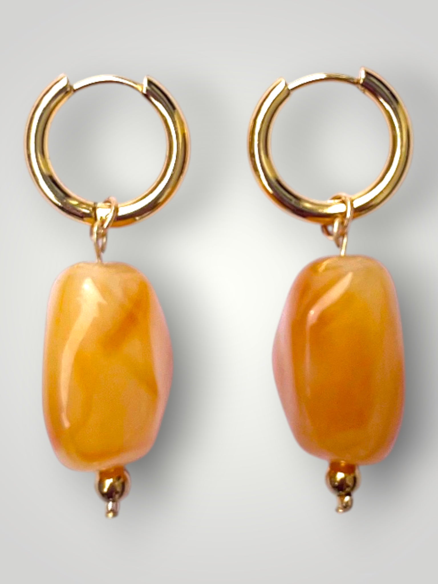 Nugget Earrings Butter Yellow