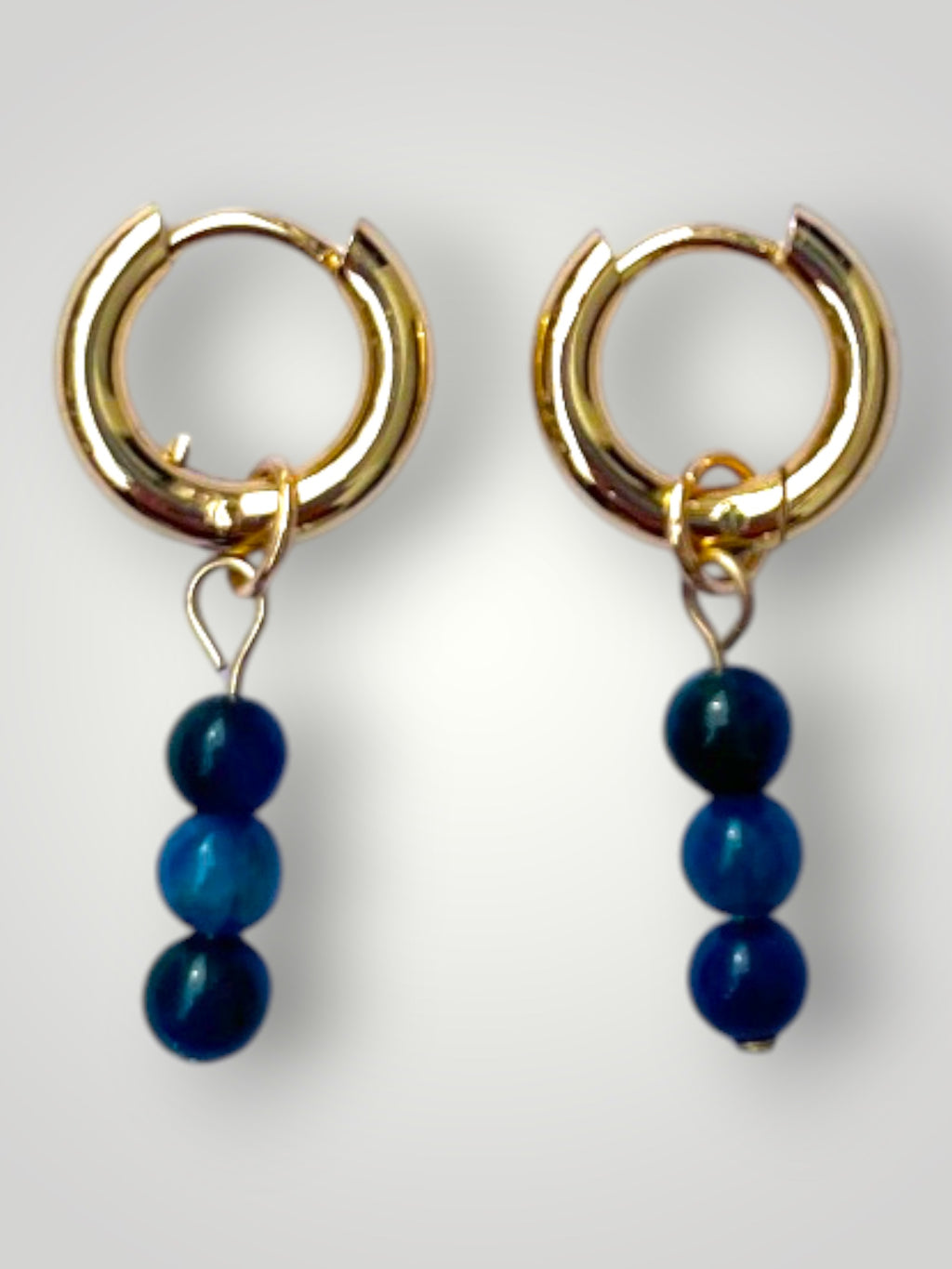 Natural Stones Earrings Phosphorite Apatite