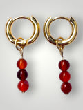 Natural Stones Earrings Carneole