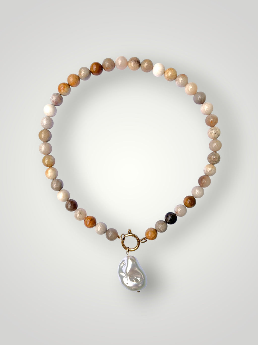 Baroque Faux Pearl Pendant