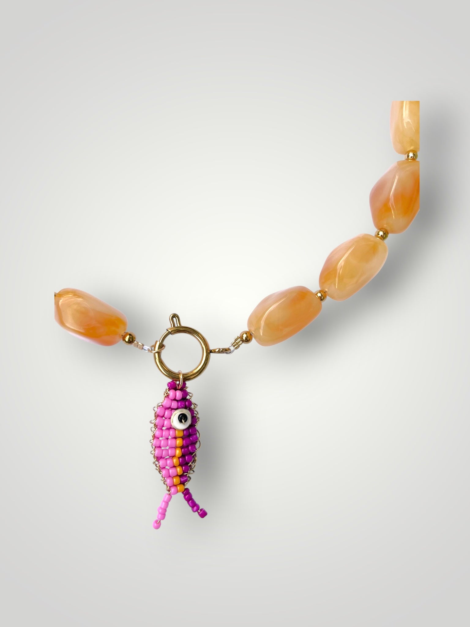 Nugget Necklace Butter Yellow