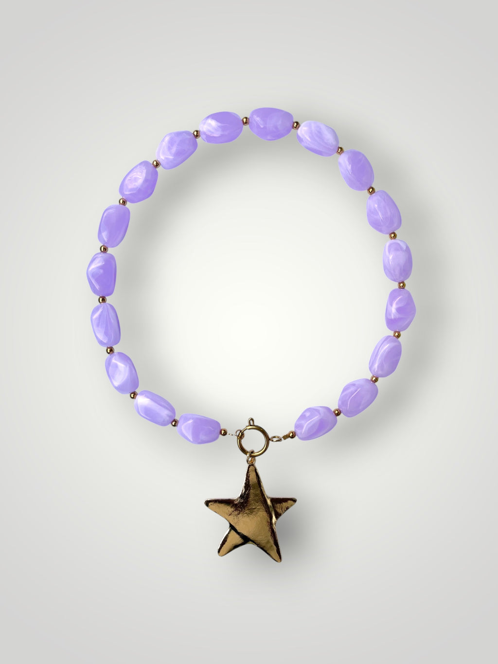 Nugget Necklace Lilac