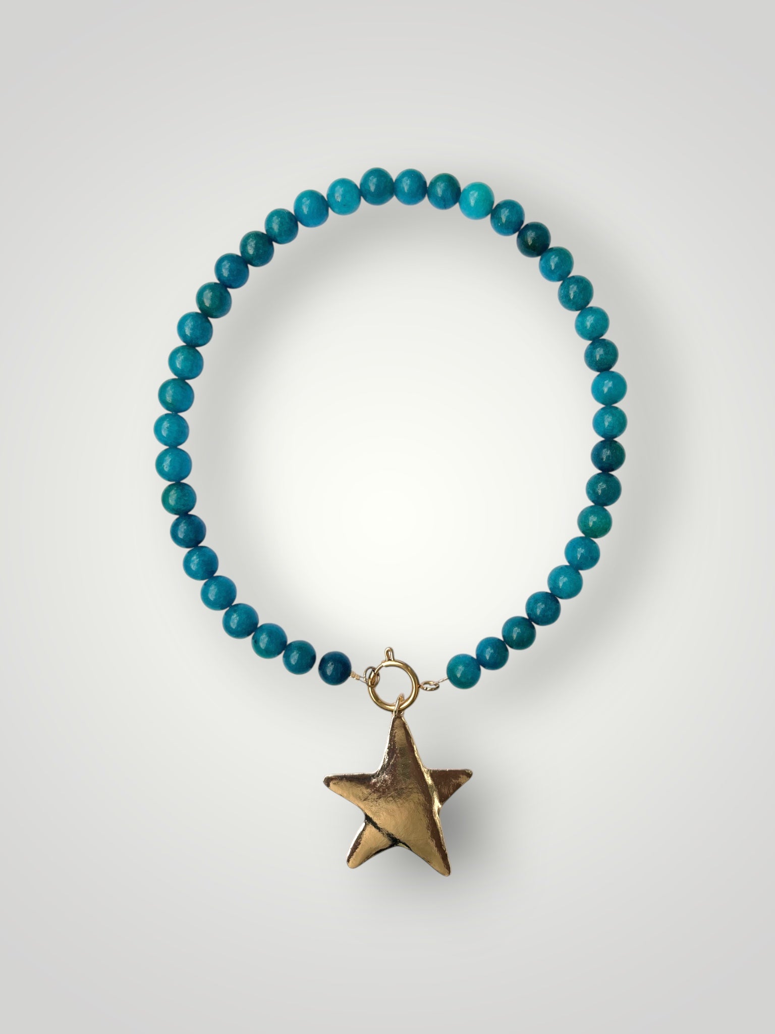 10mm Natural Stone Necklace Phosphorite Apatite