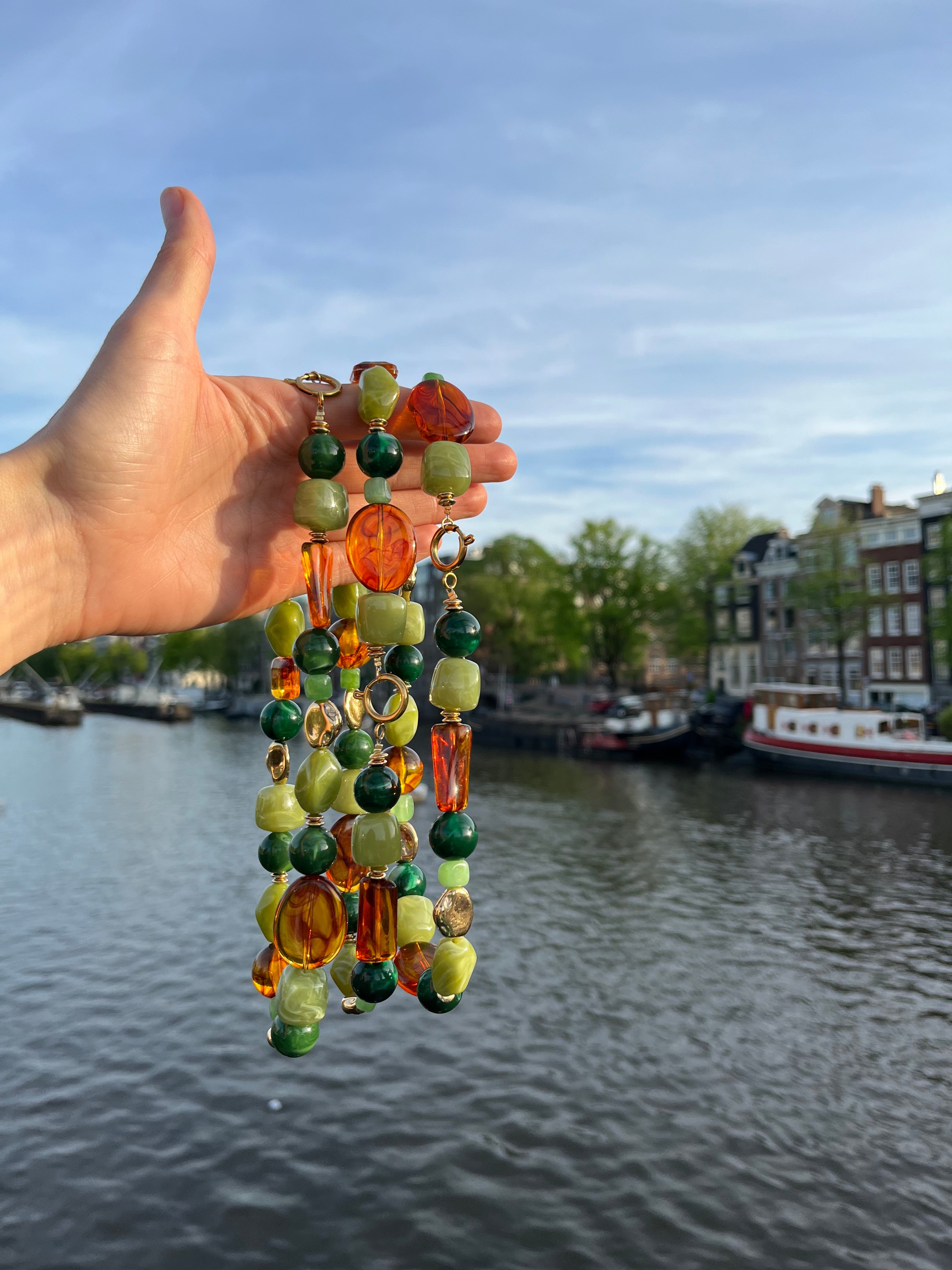 Mosaic Necklace - Peridot
