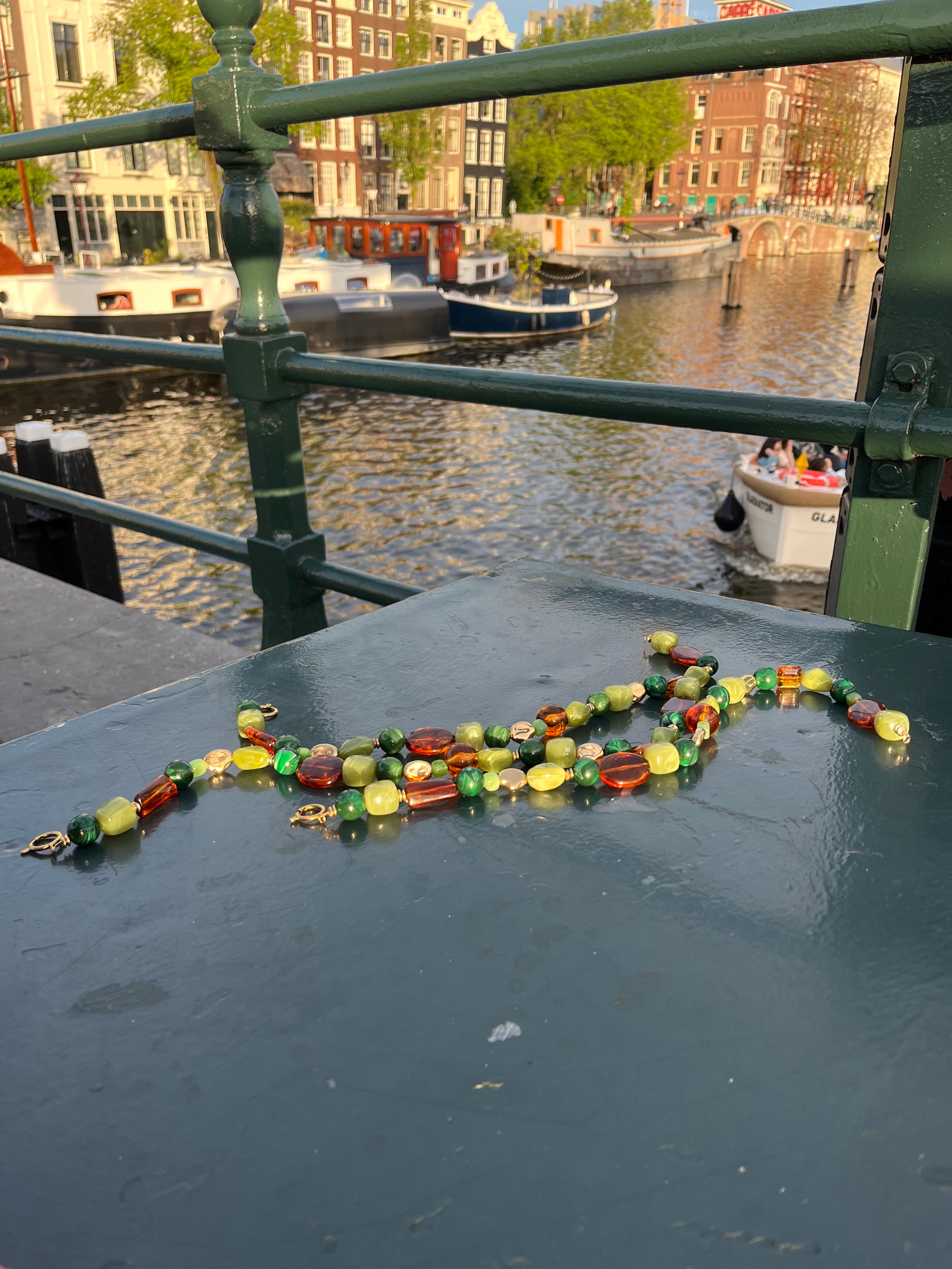 Mosaic Necklace - Peridot
