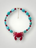 Blue Crab Necklace