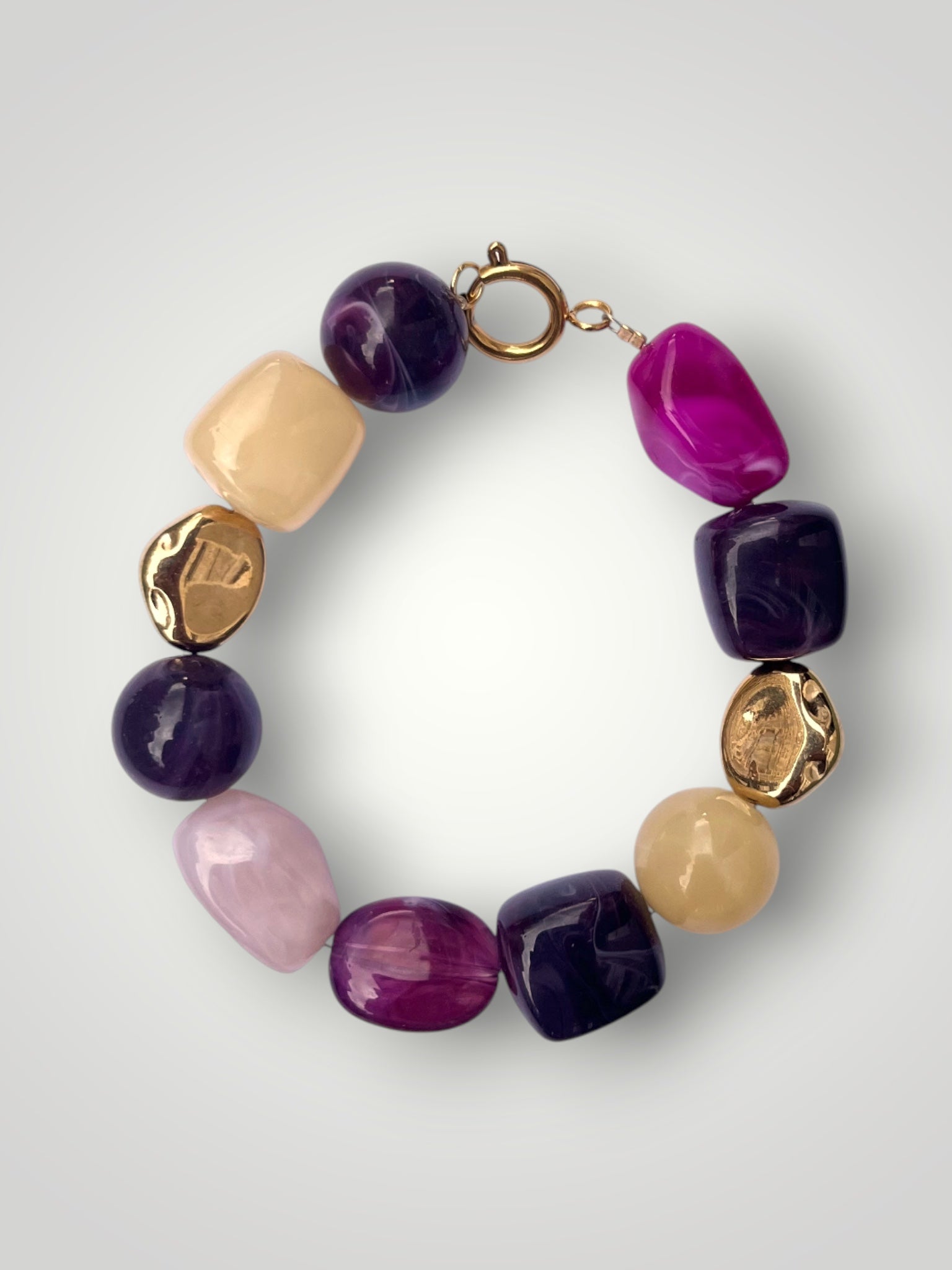 Mosaic Bracelet - Orchid