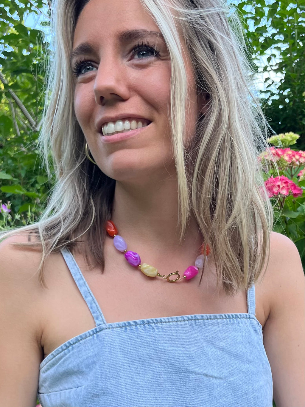 Nugget Necklace Multi