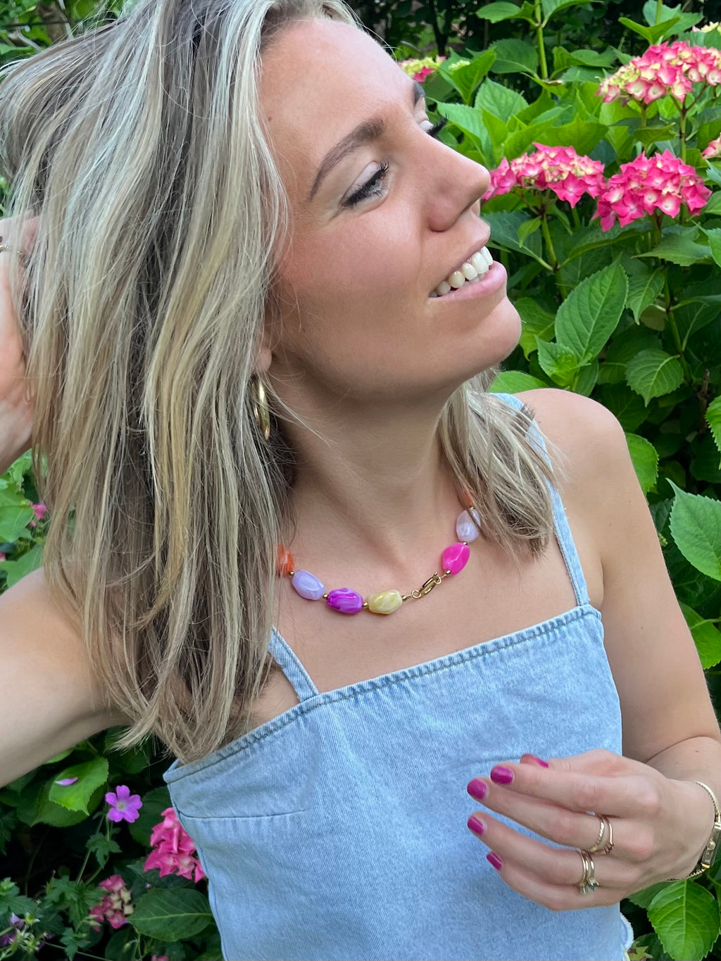 Nugget Necklace Multi