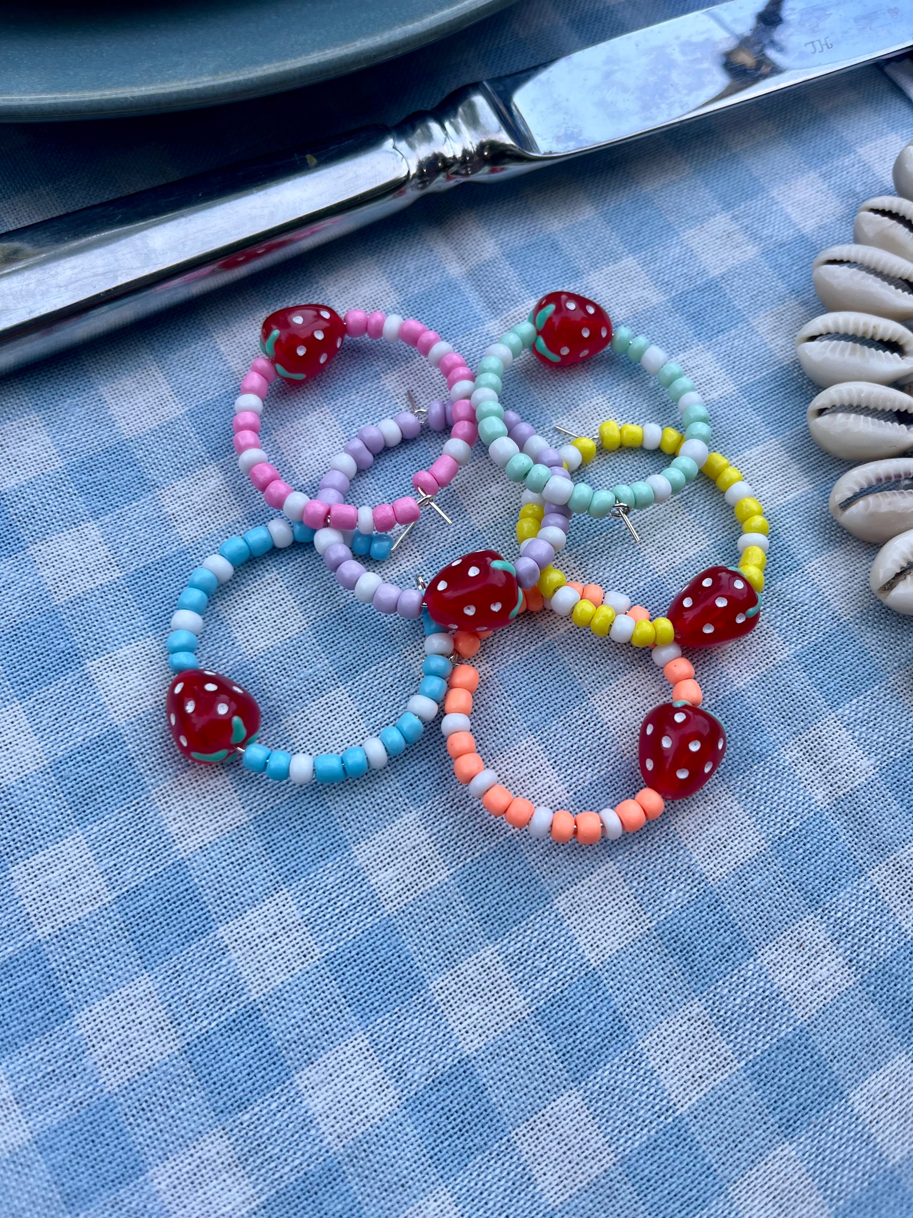 Glass Markers Strawberry