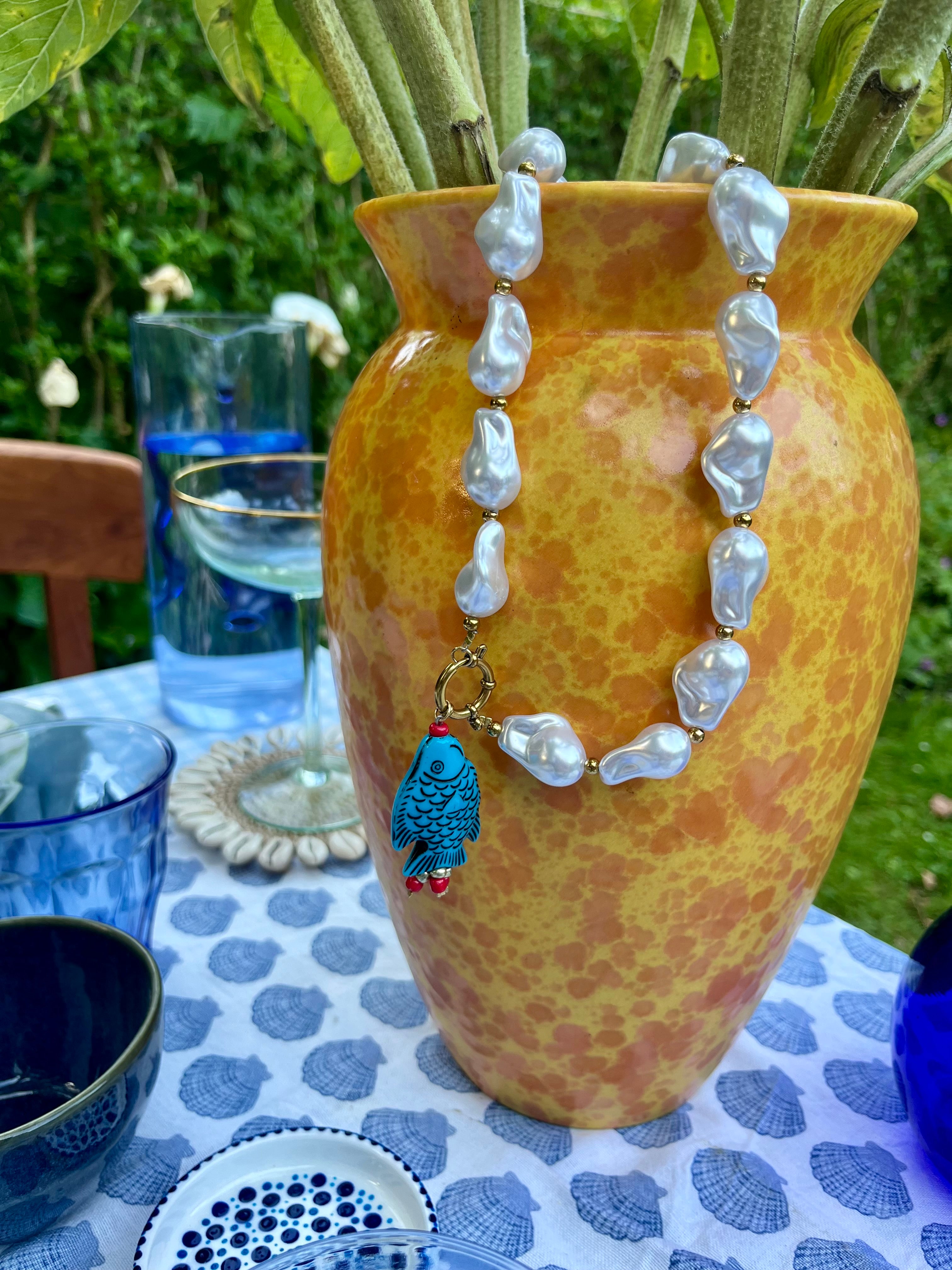 Faux Pearl Necklace