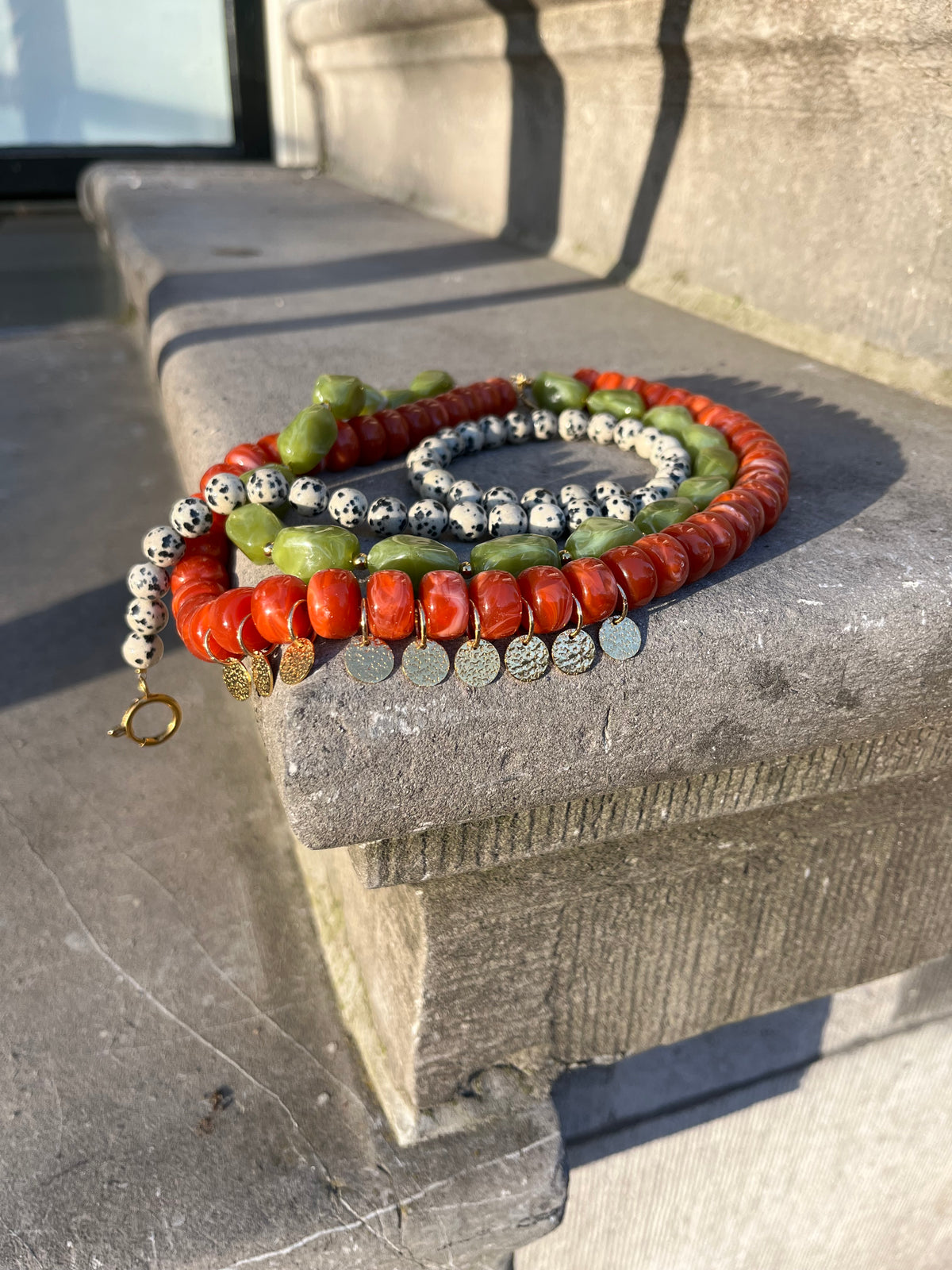 Coin Fringe Necklace Terra