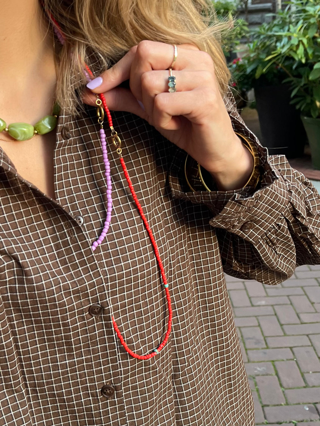 Red Hot Turqoise Necklace