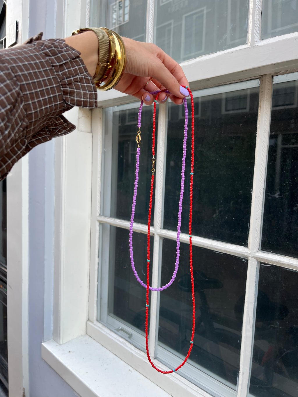 Red Hot Turqoise Necklace