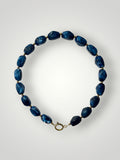 Nugget Necklace Dark Blue