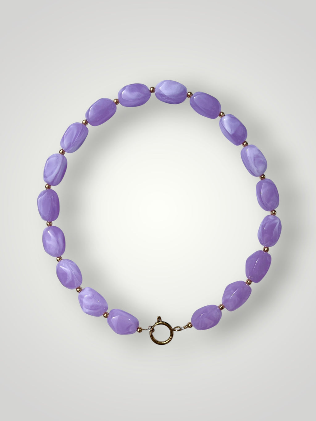 Nugget Necklace Lilac
