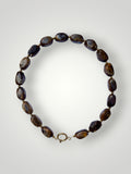Nugget Necklace Chocolate Brown