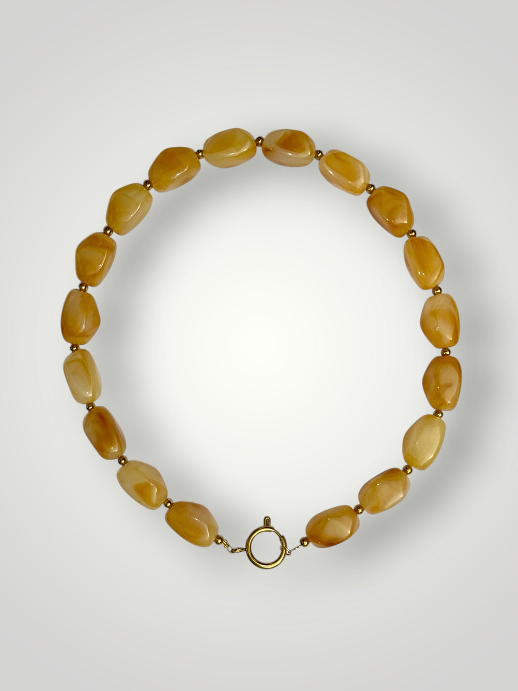 Nugget Necklace Butter Yellow