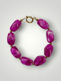 Nugget Bracelet Magenta