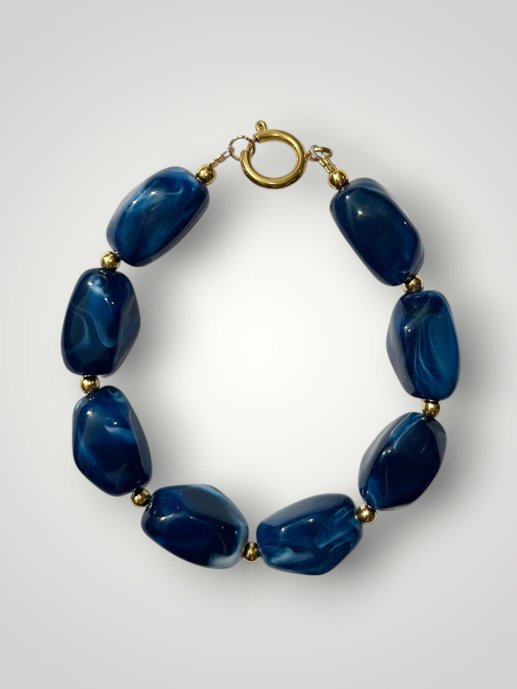 Nugget Bracelet Dark Blue