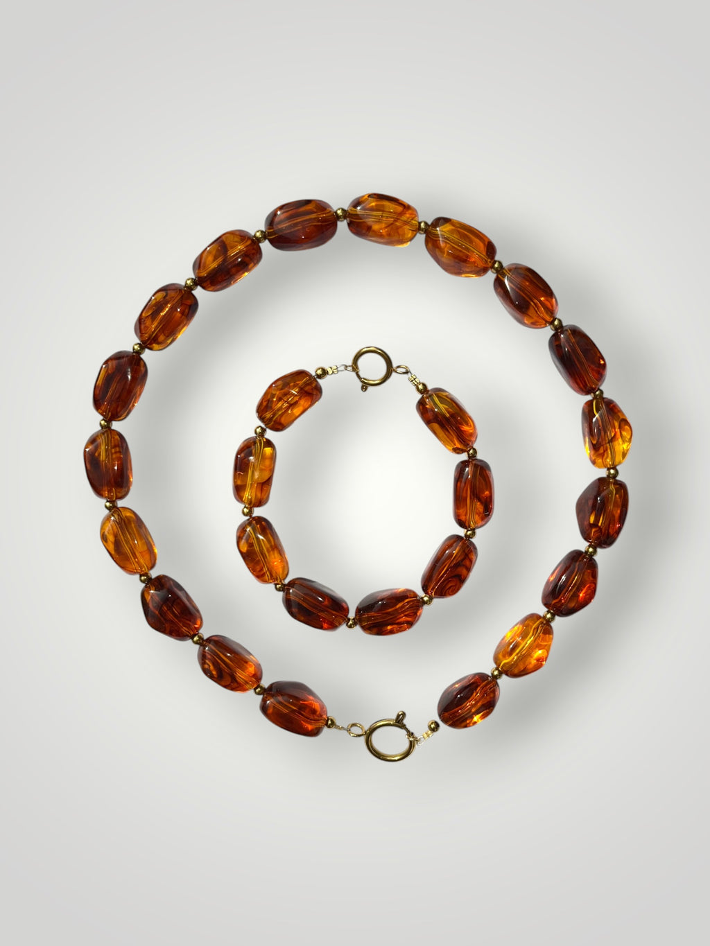 Nugget Necklace Amber