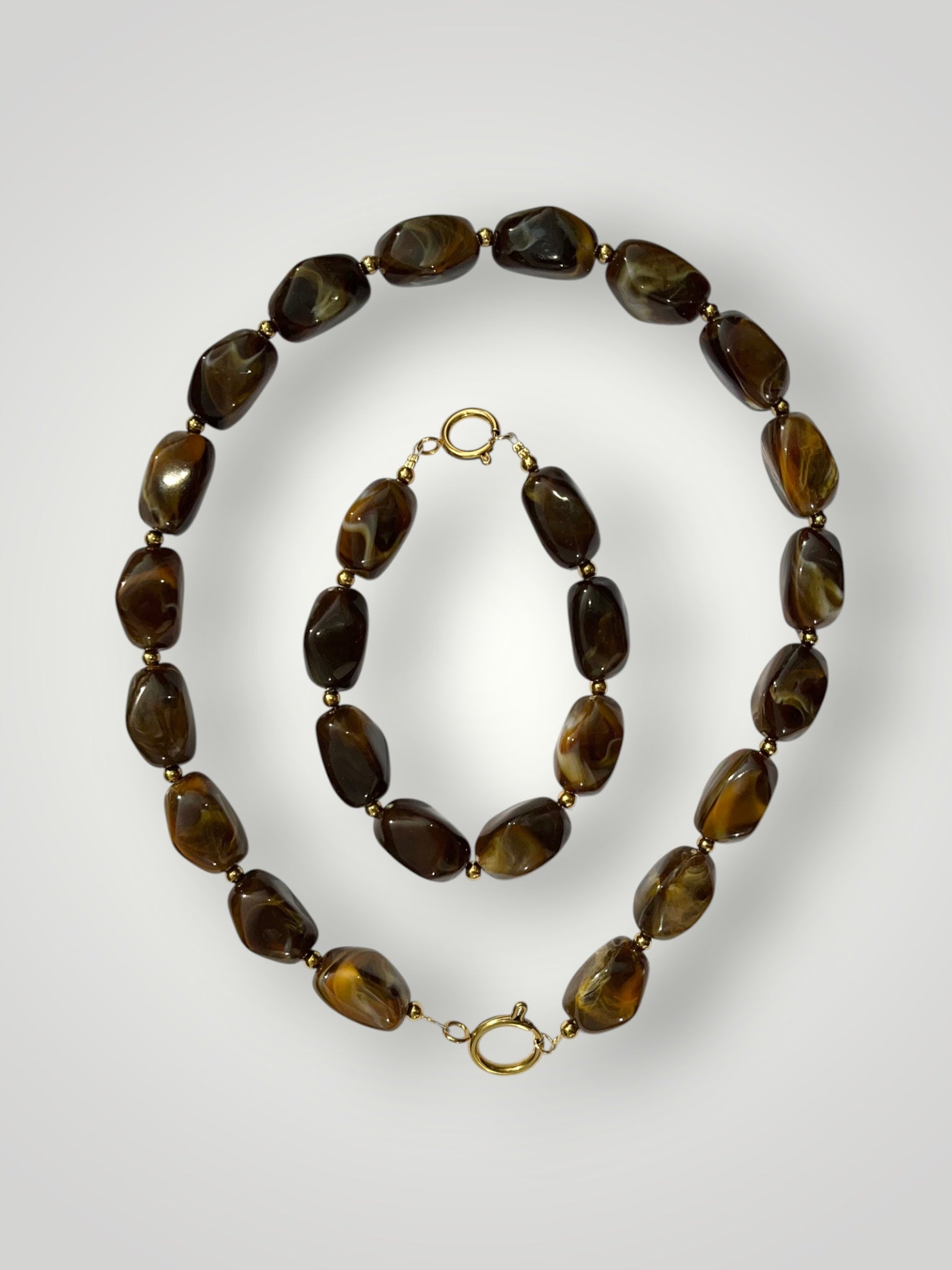 Nugget Bracelet Chocolate Brown