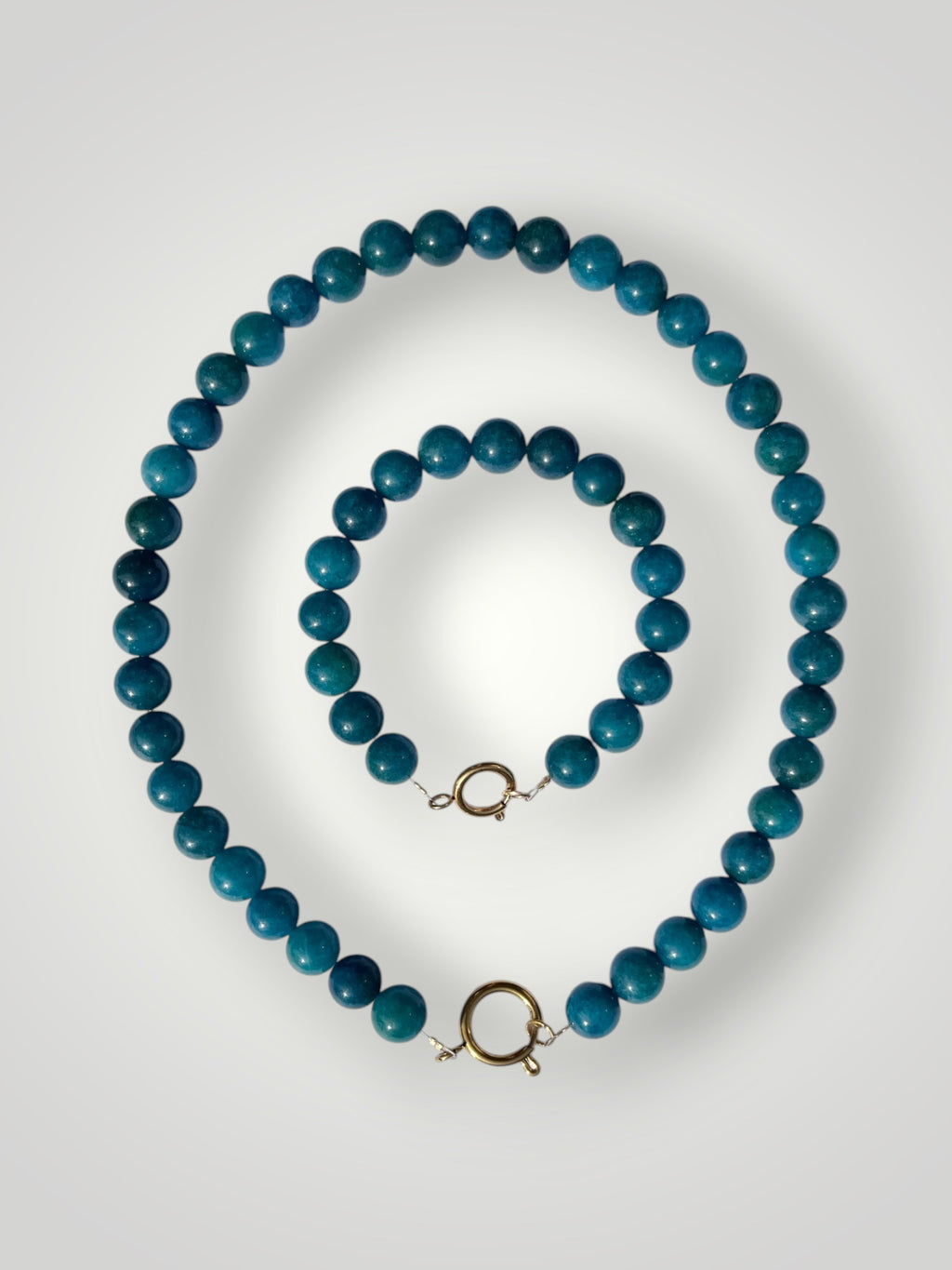 10mm Natural Stone Bracelet Phosphorite Apatite