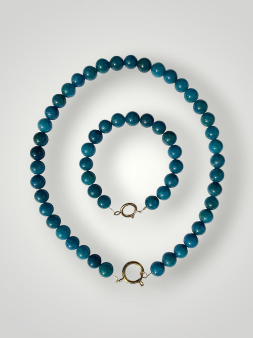 10mm Natural Stone Bracelet Phosphorite Apatite