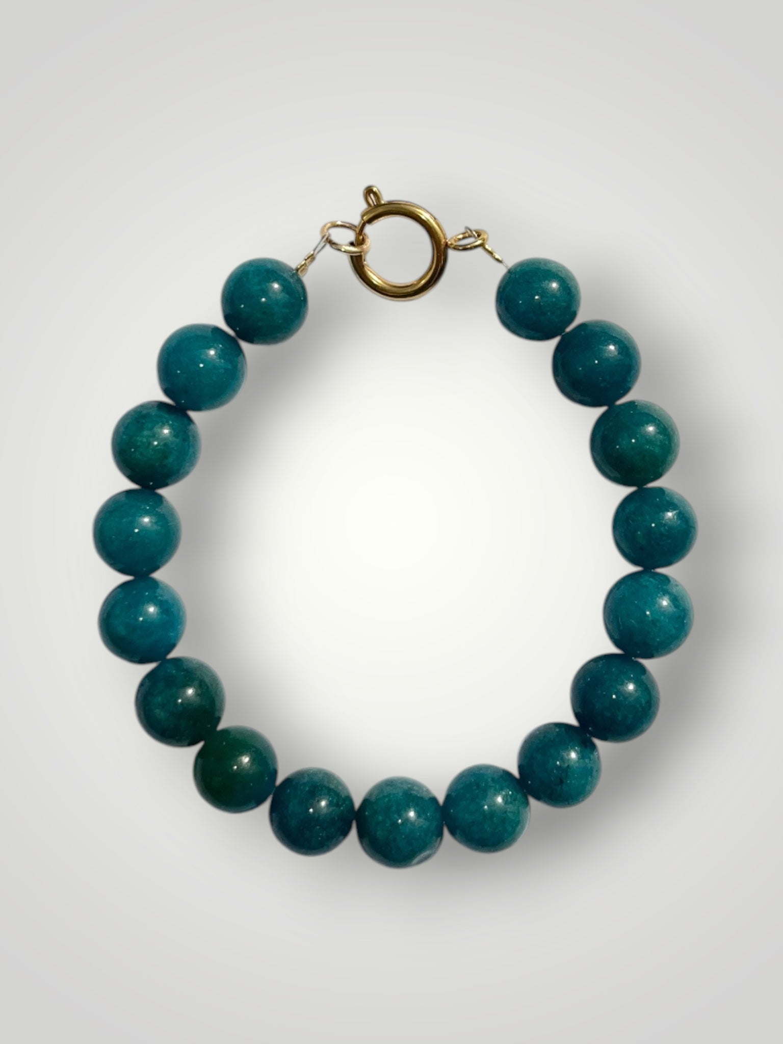 10mm Natural Stone Bracelet Phosphorite Apatite