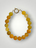 10mm Natural Stone Bracelet Yellow Agate