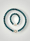 10mm Natural Stone Bracelet Green Agate