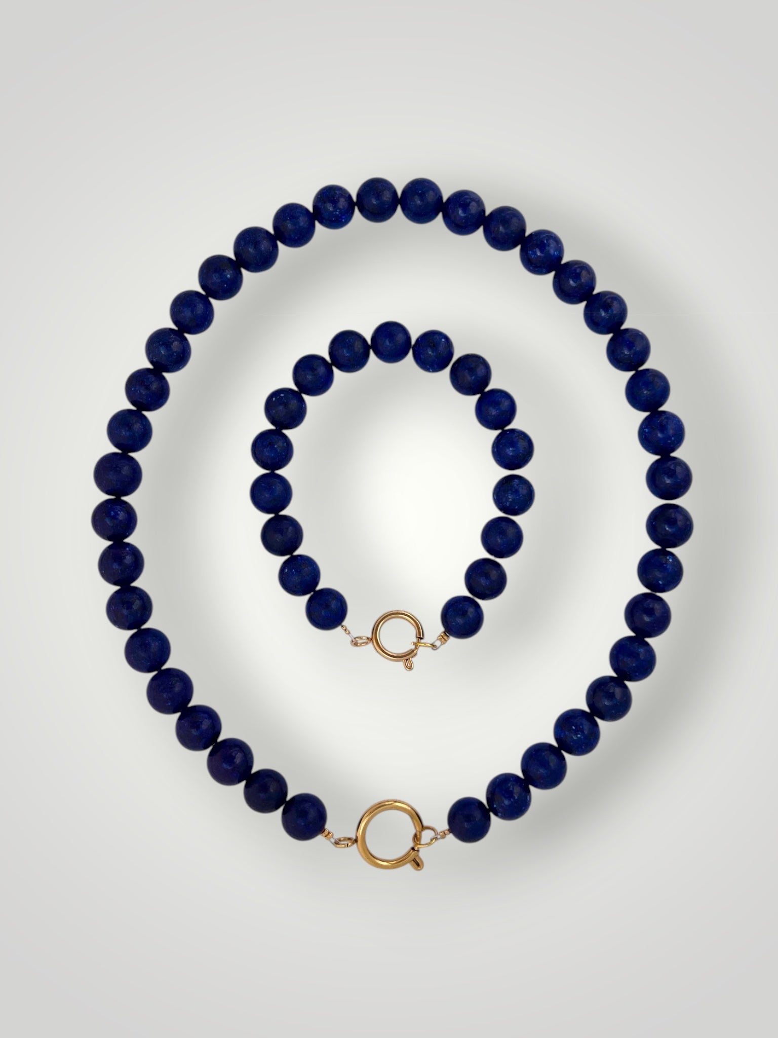 10mm Natural Stone Bracelet Lapis Lazuli
