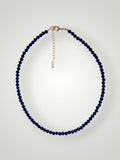 4mm Natural Stone Necklace Lapis Lazuli