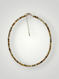 4mm Natural Stone Necklace Chrysanthemum Agate