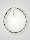 4mm Natural Stone Necklace Dalmation Jasper