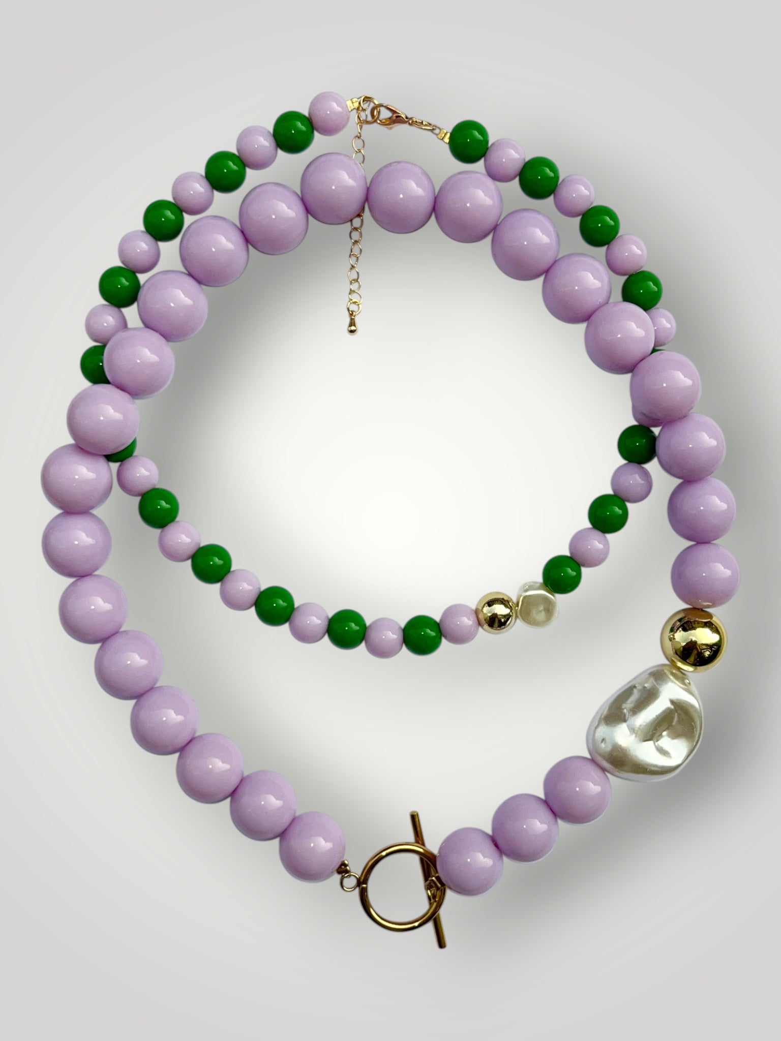M Chunky Balls Green/Lilac
