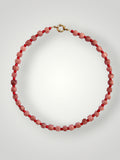 Cube Necklace Salmon
