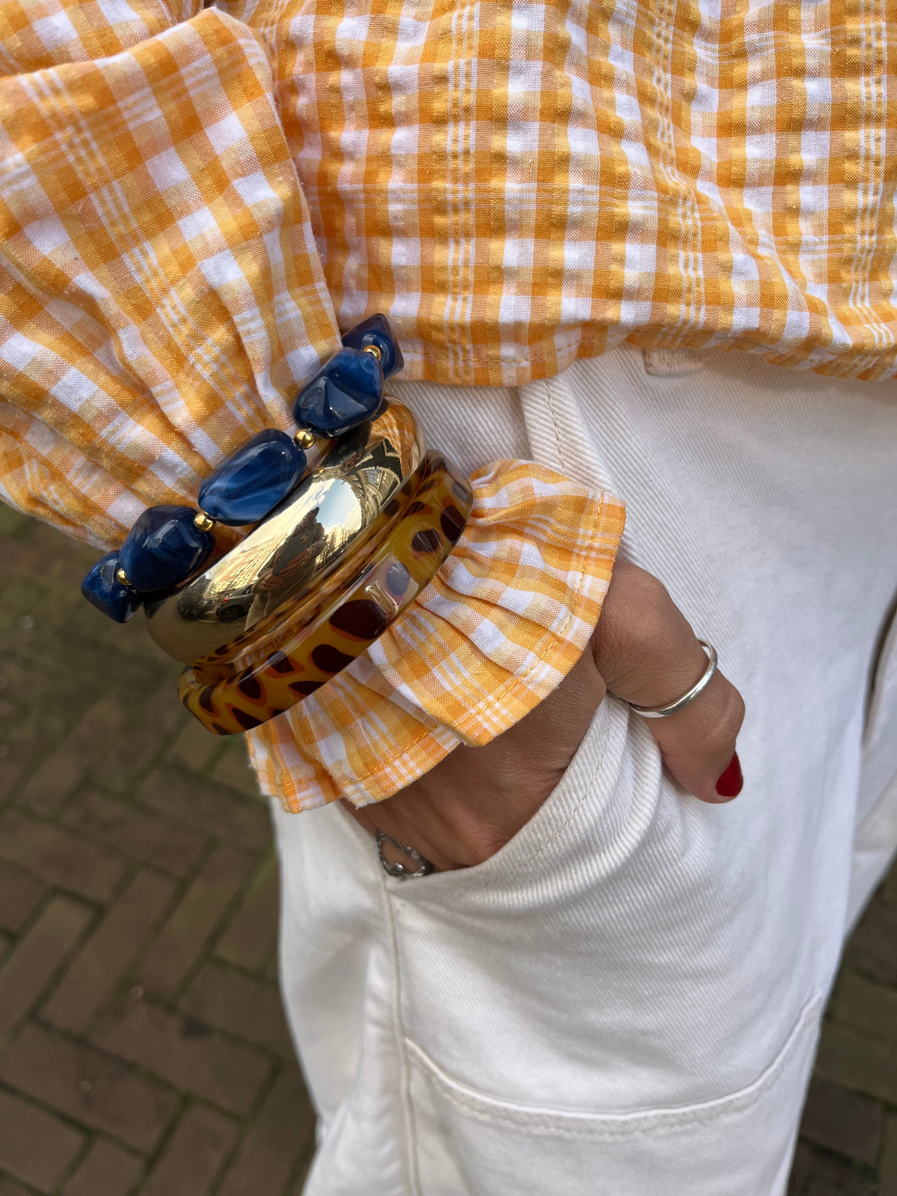Nugget Bracelet Dark Blue