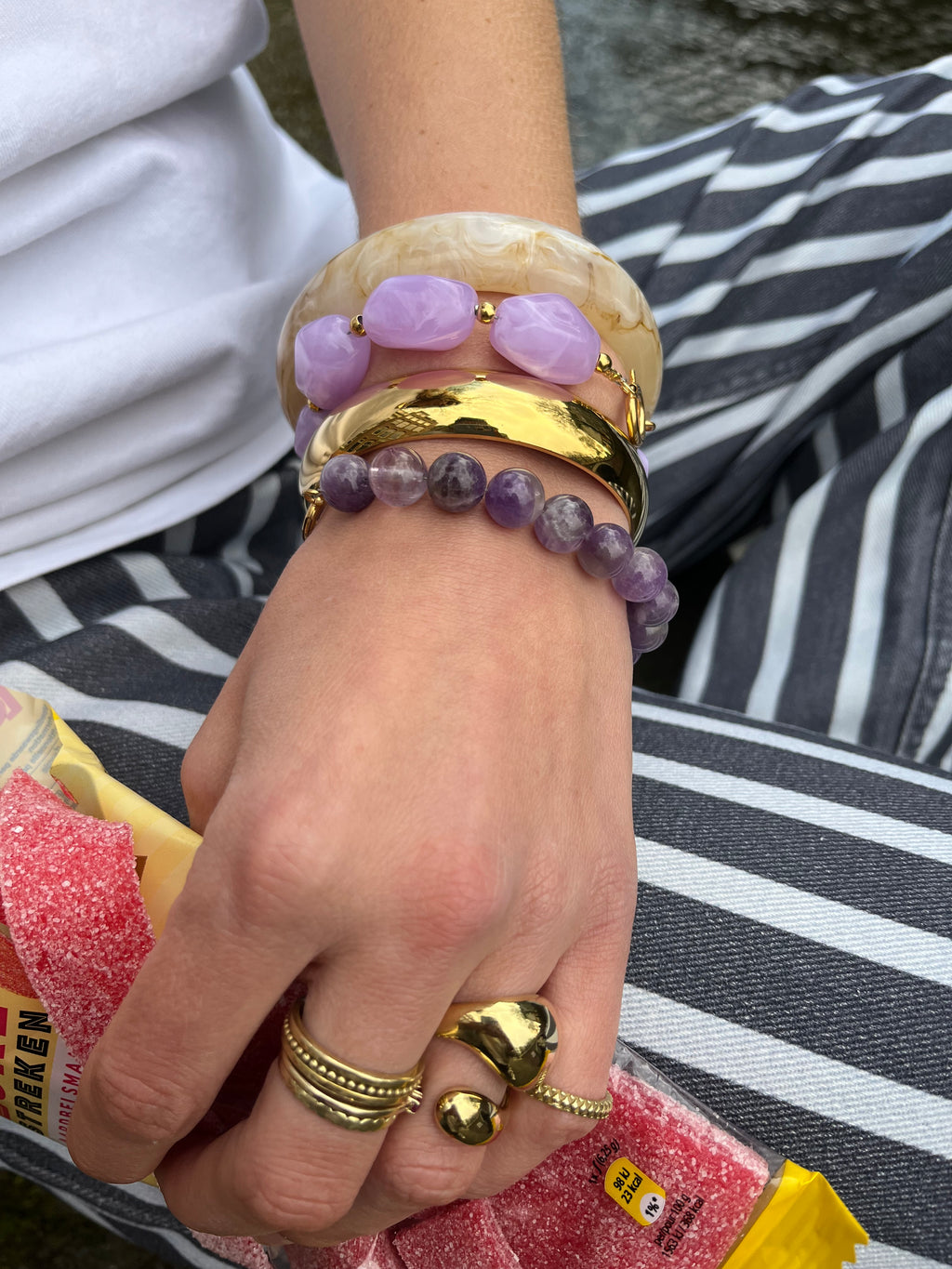 Nugget Bracelet Lilac